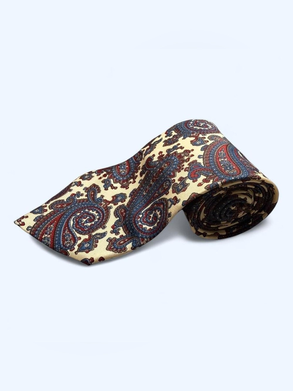 Vintage Christian Dior Paisley Silk Tie